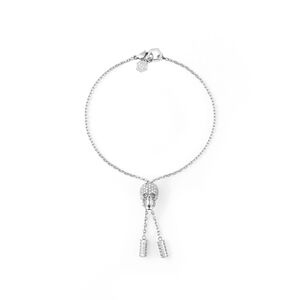 Philipp Plein Damen Armband Armkette Edelstahl silber SLIDING $KULL PJ3EA01BU