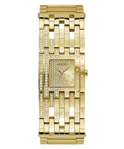 Guess Damen Uhr Armbanduhr WATERFALL GW0441L2 Edelstahl gold