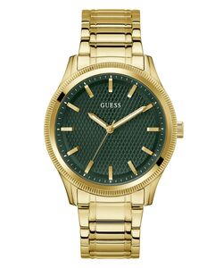 Guess Herren Uhr Armbanduhr DEX GW0626G2 Edelstahl gold