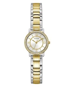 Guess Damen Uhr Armbanduhr MELODY GW0468L4 Edelstahl bicolor