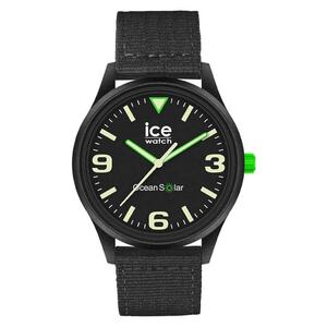 Ice-Watch Uhr Unisexuhr Solaruhr ICE ocean - Black - Medium - SOLAR 3H 019647