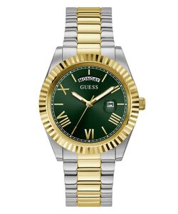Guess Herren Uhr Armbanduhr CONNOISSEUR GW0265G8 Edelstahl bicolor