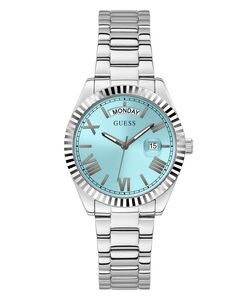 Guess Damen Uhr Armbanduhr LUNA GW0308L4 Edelstahl silber