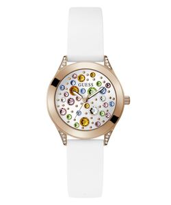 Guess Damen Uhr Armbanduhr MINI WONDERLUST GW0678L4 Silikon