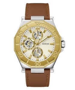 Guess Herren Uhr Armbanduhr PRIME GW0704G1 Leder