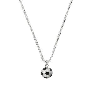 s.Oliver Kids - Boys Kette mit Anhnger Edelstahl Jungen Fuball 2038011