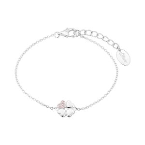 s.Oliver Kids - Girls Armband Armkette Silber Mdchen Kleeblatt Zirkonia 2037848