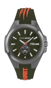 Plein Sport Herren Uhr Analog Quarz TIGERMASTER PS7BA0624 Silikon