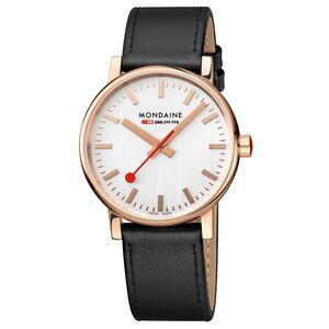 Mondaine Herren Uhr Classic Armbanduhr 40 mm MSE.40112.LB Leder