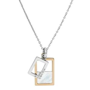 Skagen Damen Kette Halskette Edelstahl Bicolor Agnethe SKJ1430998