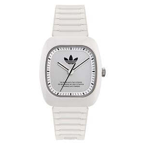 Adidas Unisex Uhr RETRO WAVE ONE Keramik wei� AOSY24030
