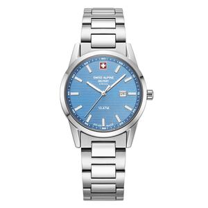 Swiss Alpine Military Damen Uhr Analog Quarz 7767.1131SAM Edelstahl