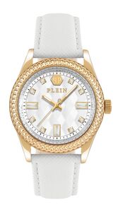 Philipp Plein Damen Uhr Analog Quarz QUEEN PWCDA0324 Leder