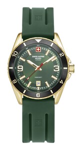 Swiss Alpine Military Herren Uhr Analog Quarz 7034.1818SAM Silikon