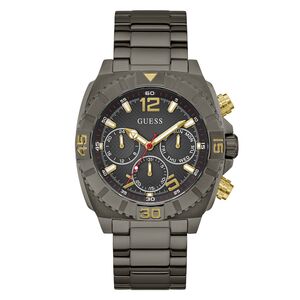Guess Herren Uhr Armbanduhr Chronograph TRACTION GW0800G2 Edelstahl