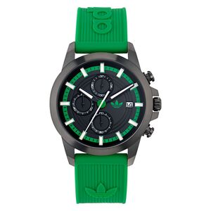 Adidas Unisex Uhr EXPRESSION TWO CHRONO Silikon grn AOFH24522