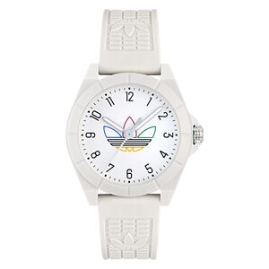 Adidas Unisex Uhr PROJECT FOUR Kunststoff wei� AOST24570