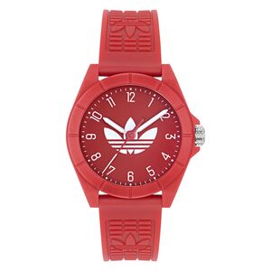 Adidas Unisex Uhr PROJECT FOUR Kunststoff rot AOST24573
