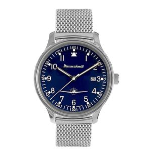 Aristo Herren Messerschmitt Uhr Fliegeruhr ME42-108M Edelstahl 