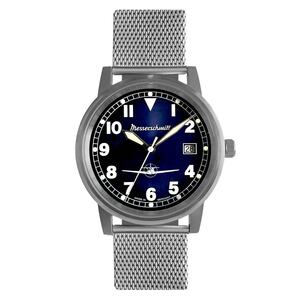 Aristo Herren Messerschmitt Uhr Fliegeruhr ME-9673-108M Edelstahl