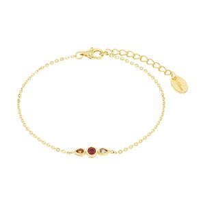 s.Oliver Jewel Damen Armband Armkette Silber goldfarben 2038823
