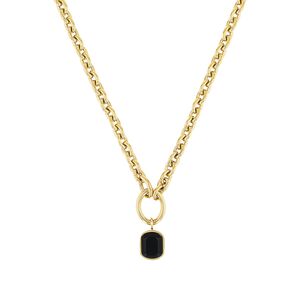 s.Oliver Jewel Damen Kette Halskette Edelstahl IP Gold 2038858