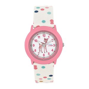Prinzessin Lillifee Uhr Kinder Armbanduhr Mdchenuhr Textil Rehkitz  2038624