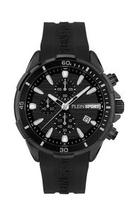 Plein Sport Herren Uhr Analog Quarz IMPACT PSBEA0324 Silikon