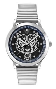 Plein Sport Unisex Uhr Analog Quarz IRON TIGER PSKDA0624 Edelstahl