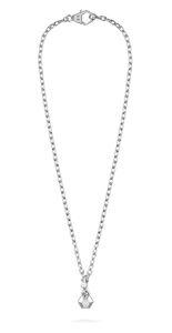 Philipp Plein Herren Kette Halskette Edelstahl silber PLEIN EDGE PJPEA04NU