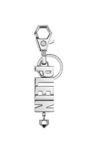 Philipp Plein Damen Anh�nger Charm Edelstahl silber KEYCHAIN PJFEA12KU