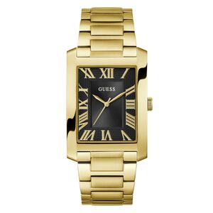 Guess Herren Uhr Armbanduhr Clyde GW0896G2 Edelstahl gold