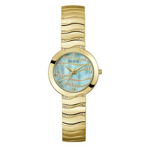 Guess Damen Uhr Armbanduhr Laguna GW0871L2 Edelstahl gold