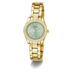 Guess Damen Uhr Armbanduhr GD MINI LUNA GW0841L5 Edelstahl gold