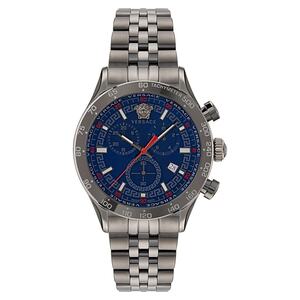 Versace Herren Uhr Armbanduhr Chronograph Edelstahl Hellenyium VE2U00722