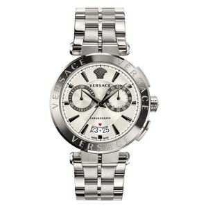 Versace Herren Uhr Armbanduhr Chronograph AION VE1D01823 Edelstahl