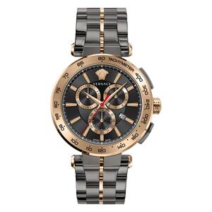 Versace Herren Uhr Armbanduhr Chronograph AION VE6CA0723 Edelstahl