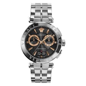 Versace Herren Uhr Armbanduhr Chronograph AION VE1D02423 Edelstahl