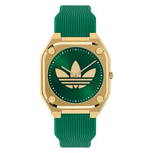 Adidas Unisex Uhr City Tech Silikon gr�n AOFH25011