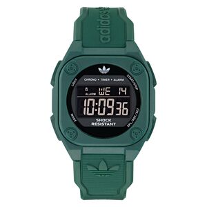Adidas Unisex Uhr DIGITAL Silikon grn AOST25032