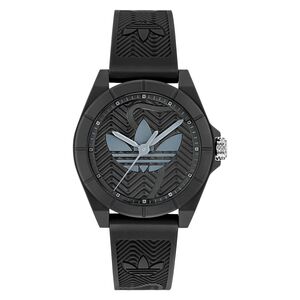 Adidas Unisex Uhr PROJECT FOUR Kunststoff schwarz AOST25033
