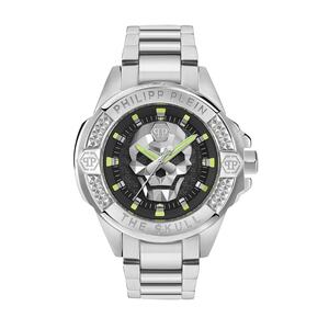 Philipp Plein Herren Uhr Analog Quarz THE $KULL PWAAA2725 Edelstahl