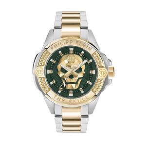 Philipp Plein Herren Uhr Analog Quarz THE $KULL PWAAA2825 Edelstahl