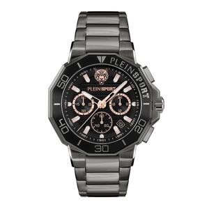 Plein Sport Herren Uhr Analog Quarz TITAN PSAGA0825 Edelstahl