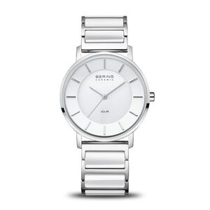 Bering Damen Uhr Armbanduhr Ceramic Solar - 19535-754 Edelstahl