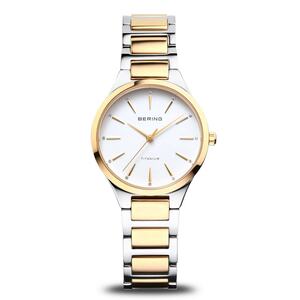 Bering Damen Uhr Armbanduhr Classic Titanium bicolor - 15630-701