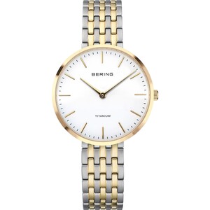 Bering Damen Uhr Armbanduhr Quarz - 19334-010 Titan