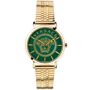 Versace Damen Uhr Armbanduhr V-ESSENTIAL VEK400921 Edelstahl