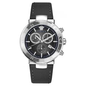 Versace Herren Uhr Armbanduhr Chronograph URBAN MYSTIQUE VEPY00120 Leder
