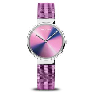 Bering Damen Uhr Armbanduhr Classic Aurora - 19031-909 Meshband